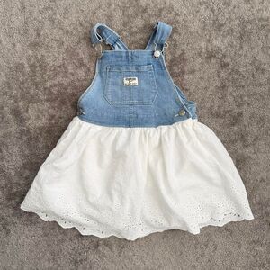 OshKosh B’gosh denim overall dress blue jean